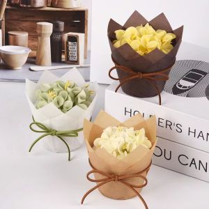 【On Sale】50Pcs Cake Paper Cups Tulip Muffin Liner Cup Oilproof Cup Cake Liner Baking Muffin Box Cup Case Cake Tool