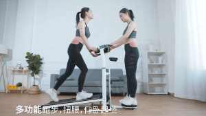 Máy chạy bộ cơ AMIHOUSE Máy chạy bộ cơ kèm bàn xoay hông máy đi bộ tại nhà phù hợp tập gym tập thể dục