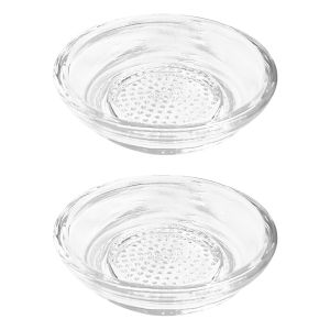 Transparent Manual Grinding Sauce Dish Soy Sauce Vinegar Snack Plate with Grinder Potato Mud Auxiliary Food Garlic Mud Ginger Juice