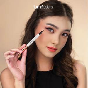 Lumecolors Pinsil Alis Waterproof Tahan Lama Pensil Alis Tahan Air Eyebrow Stamp Alis Waterproof Pensil Alis Cair Waterproof Ayliner Anti Air 2 In 1 Pensil Alis Cair Pensil Alis Tahan Air Dan Keringat Eyeliner Waterproof Anti Air Tahan Lama Ori BPOM