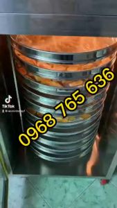 Tủ sấy chè sấy hoa quả bò khô hải sản....Tủ sấy khô sấy giòn 6 khay xoay tròn