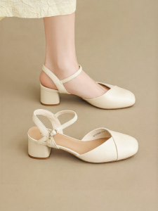 Josiny | High Heel Sandals Leather Padded Stylish Womens Shoes