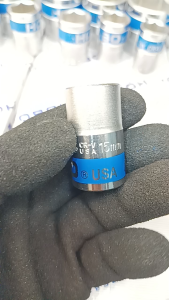 (MADE IN TAIWAN) HOBO ลูกบล็อกสั้น 1/2"(4หุน) 6 เหลี่ยม เบอร์ 15 มม.