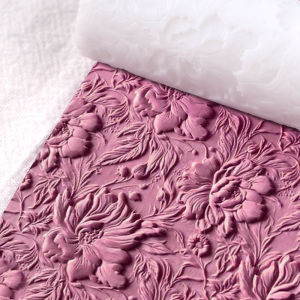 Vintage Floral Texture Roller Durable Plastic Vintage Floral Texture Roller for Polymer Clay Patterns Earring Jewelry Making DIY