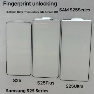 High Definition Full Screen Tempered Glass Film for Samsung S25 Ultra S24 plus 23 S22 plus S21 Edge Anti Fall Protection Film
