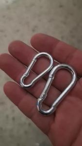 Móc Khóa Chắc Chắn M5 M6 Móc Nối Nhanh Khóa Xích Khóa Kim Loại Vòng Khóa Móc Lò Xo Móc Khóa An Toàn.