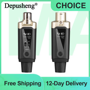Depusheng MA5 Professional Wireless Transmitter and Reciver Wireless Microphone System XLR For Condenser Dynamic Mic