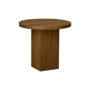 NONG HOME | Retro Style Teak Wood Round Coffee Table