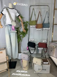 Terbaru SELEMPANG WANITA CHIBAO 3Sleting CB9313-SF ((Free DustBag))