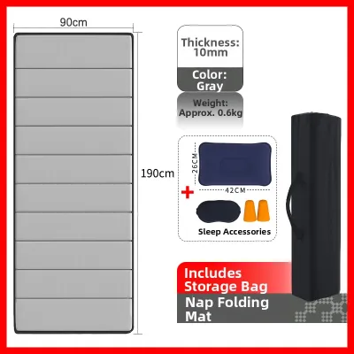 Foldable Student Nap Mat Bedding for Afternoon Rest Anti Moisture Camping Equipment Individual Single Person Sleeping Pad
