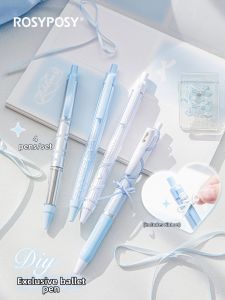 Bind Tape Auto-Retractable Quick-Dry Student Use Pen