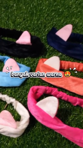 (BISA COD) Korean Small Hair Band Bando Kuping Bandana / Bando Kucing Facial  Bando Cuci Muka Masker