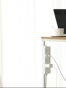 Punchfree Power Strip Holder Patch Panel Socket Wire Plug Holder Organizer Storage Wall Mounted Socket Holder