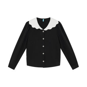 XXNING | French Lace Collar Shirt and Skirt Set Womens Fall Fashion 2026