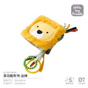 LittleBigFriends Early Education Tear-Resistant Bite-Safe Baby Cloth Book Fun Learning Toy Perfect Gift for Infants And Toddlers