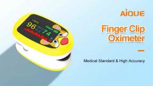 Rechargeable Child Finger Pulse Oximeter TFT Display Strap Lanyard Blood Oxygen Saturation Meter Children Kids Oximetro SPO2