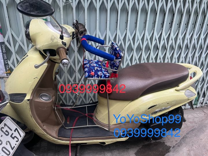 Ghế ngồi xe máy cho bé xe Nozza có dựa vòng - đai