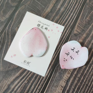 Creative Leaf Shape Post-Its Sticky Pictures Flower Wish Wall Message Board Cute Green Leaf Cartoon Plant Notepad Labels Wish Stickers Stationery