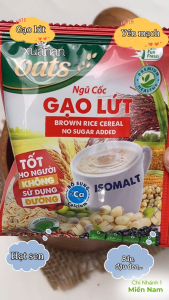 Ngũ cốc gạo lứt không đường Xuân An túi 400g