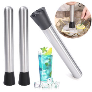 เสริมความสะอาดและความสวยใส ฆ้อนทุบน้ำแข็งสแตนเลสพร้อมหัวไนล่อนร่อง บดและกระบองอุปกรณ์