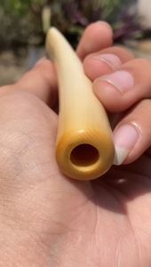 once pipa gg asli lokal panjang 13cm bulat lengkung lawas mulus