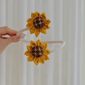 1pair Sunflower Flower Shape Window Curtain Buckles Curtain Tieback Romantic