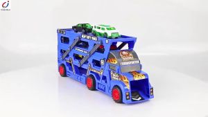 Truck Toy 8 Alloy Cars Foldable Deformation Ejection Car Storage Vehicle Set for Kids Truck Toys
