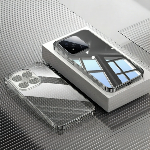 Newyu | Ultra Thin All-around Shockproof Simple Transparent Silicone Phone Case