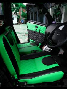 lapis jok dan lapis pintu mobil pickup granmax bonus sarung stir