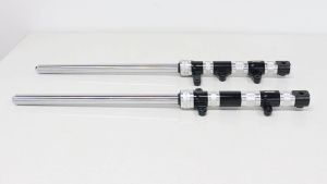 MUTAKIN Silver Front Shock For Honda RS 150 / Soinc 150