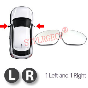 Exterior Side Power Heated Replacement Mirrors Reflective Lens Mirror Glass Parts for Nissan Juke Cube 2010-2014 LH RH