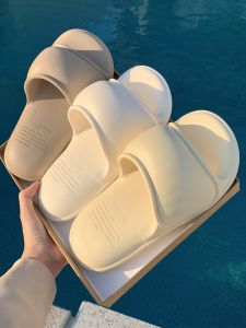 Dép Đi Trong Nhà Mùa Hè Chống Trượt Cho Nam Và Nữ Dép Đi Trong Nhà Phòng Tắm Thoáng Khí Thoáng Khí EVA Đế Phẳng Màu Trơn