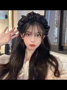 Băng Đô Cài Tóc Lụa Nhún Bèo Mềm Mại Phong Cách Tiểu Thư Bờm Cài Tóc Vải Nhún Tôn Dáng Mặt Che Gọn Tóc Xinh Nhiều Màu