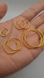 RAYIDANRAKA ANTING BULAT SIMPEL POLOS TITANIUM WANITA DEWASA TERBARU ANTING GIPSY BULET