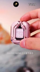 TAI NGHE NHÉT TAI Bluetooth Không Dây Ultrapods Pro v5.3 Chạm Cảm Ứng Vỏ Trong Suốt Âm Thanh Hifi Có Mic Đàm Thoại