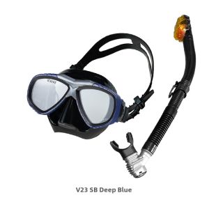 V.DIVE | Dry Snorkel Mask Full Face View Equipment Set