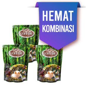 3 pack kk coffe kopi 5 in 1 kandungan ginseng Eurycoma longifolia jintan hitam
