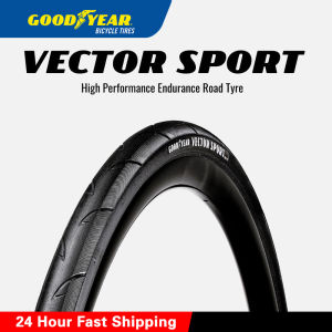 Goodyear Road bike tire Vector Sport 700X25/28/30Tube Type 60TPI Anti-puncture High Performance Road Folding bicycle 700C tires