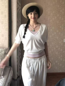 Korean Vintage Striped Slim Fit T-Shirt Cover
