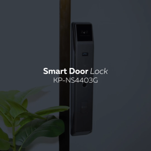 NOBLEZA Smart Door Lock Kunci Pintu Digital Handle Camera Face Palm Recognition Handle Otomatis Digital WIFI TUYA KP-NS4403G