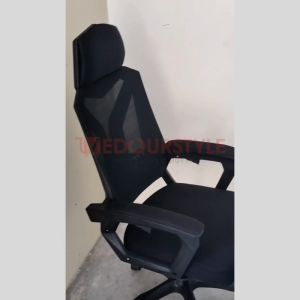 🇲🇾 VEDOURSTYLE High Back Mesh Office Chair with Ergonomic Design & Nylon Leg / Kerusi Pejabat / Kerusi Roda