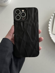 Premium Feel Folds iPhone 17ProMax Case New iPhone 16E Full Cover 15Ins Simple Soft Shell XR Anti-Fall 11 Anti-Fingerprint