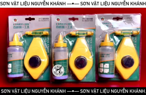Búng mực Berry Lion – Bộ dây lấy dấu thẳng kèm bình mực và thước thủy tiện dụng cho thợ xây & mộc