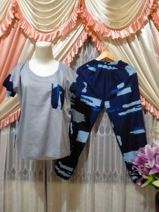 SETELAN CELANA PANJANG KOMBINASI BABY DOLL