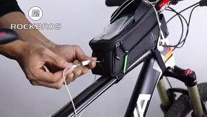 ROCKBROS 029-1 Tas Sepeda Frame Tahan Air Bike Front Tube Bag 6 Inch Waterproof