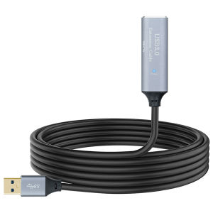 Earise | High-Speed USB3.0 Extension Cable 5m/10m/15m/20m/30m For Computer Wireless Network Card Printer Mouse Keyboard Camera With Signal Amplifier
