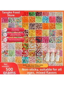 Astatine Acid Sand Soft Candy Oily Fruit Sugar Bursting Filling Snack