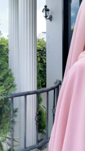 ชุดพร้อมผ้าคลุม ชุดอิสลาม เดรสออกงาน เดรสมุสลิม รุ่นเคธี่ ชุดเดรสใส่ไปงานแต่ง เนื้อผ้าชีฟอง เดรสธีมเพื่อนเจ้าสาว