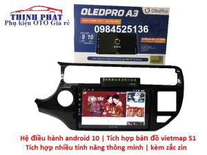 Tặng PM VIETMAP S2. Bộ Màn Hình kèm dưỡng giắc zin Android 9 inch Kia RIO 17-19 Có GPS Chỉ Đường NaviTelgoogle map điều khiển giọng nói tích hợp vô lăng Xem Camera Lùi - Đầu DVD AndroidMàn hình Android giá rẻ