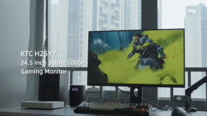 KTC 25" FHD 300Hz 1ms 1920×1080 Fast IPS Monitor |Adjust Stand|Free/G Sync||Low Blue Light H25Y7 Gaming Monitor